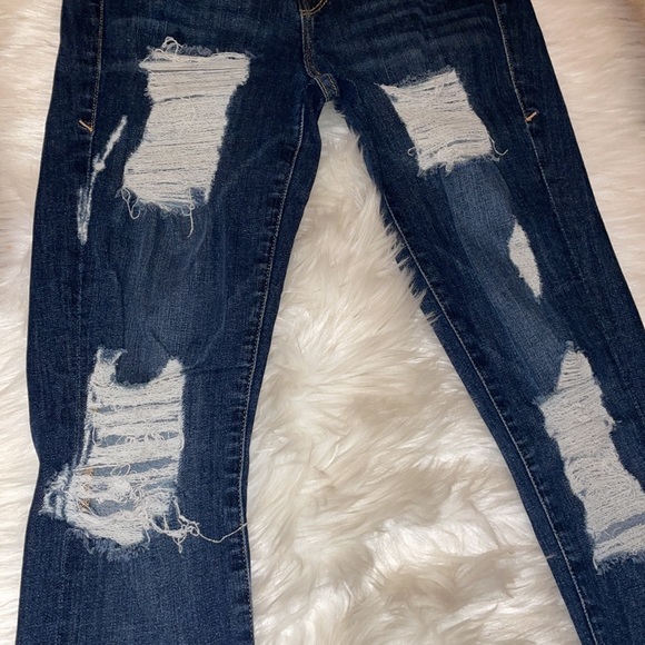 Good American Good Legs Distressed Jeans - Picture 2 of 6